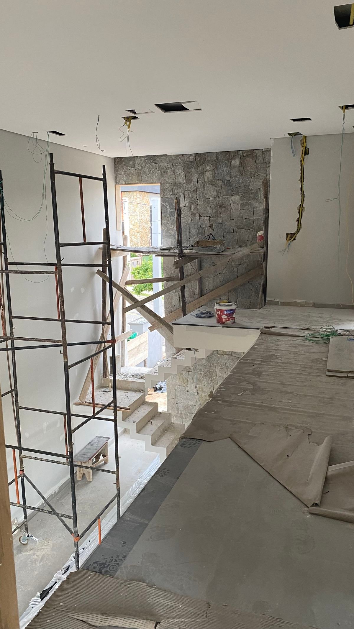 Chantier de rénovation intérieure par artisan Go Artisans Lorraine